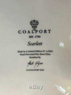 Coalport Scarlett Limited Edition De 1000 Mint Condition Avec Certificat