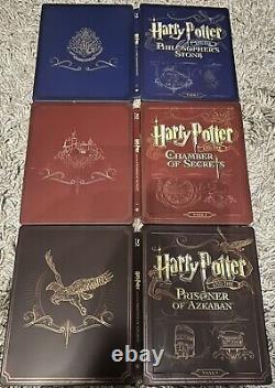 Collection Steelbook Harry Potter 4k + Blu Ray en excellent état, veuillez lire la description