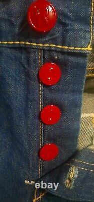 Collection rare de jeans Levi's Red Limited Edition bleu, taille W30 L34, en parfait état.