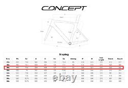 Colnago Concept 48cm LTD Noir Or Sram Red eTap Mavic R-Sys en état incroyable