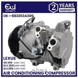 Compresseur de climatisation AC pour Lexus Gs300 Is250 Is350 S19 E2 2.5 883203a300