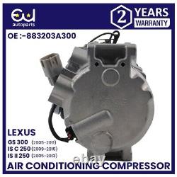 Compresseur de climatisation AC pour Lexus Gs300 Is250 Is350 S19 E2 2.5 883203a300