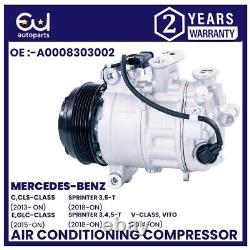 Compresseur de climatisation pour Mercedes W205 C W213 E X253 Classe GLC Sprinter