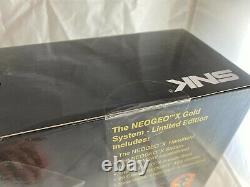 Console Neo Geo X Gold Edition Limitée Nouveau Et Scellé État Fantastique