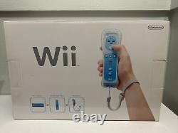 Console Nintendo Wii RVK S BAAG USZ édition limitée bleue - Excellent état
