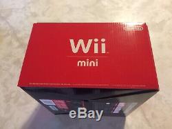 Console Rouge De 8 Go Pour Nintendo Wii Mini Édition Limitée, Neuf. Condition Excellente