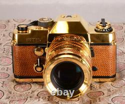 Contax Rts Gold Edition Limitée Avec Planar 50mm F1.4 Mint Condition #019567