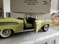 Danbury Mint 124 Édition Limitée 1957 Conditionnement De Collecteur D'air Chevy-bel