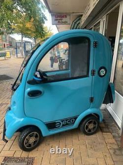 Eco Cabin Car Mobility Scooter Reconditionnés One In Stock! (bleu Noir)