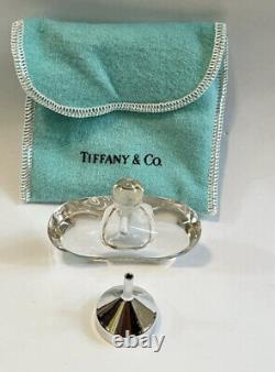 Edition Limitée Tiffany & Co Elsa Peretti Haricot Forme Rock Bouteille De Parfum En Cristal
