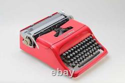 Édition limitée Olivetti Studio 44 machine à écrire rouge, vintage, en parfait état