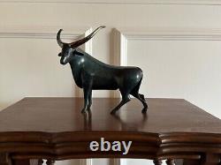 Édition limitée de Loet Vanderveen Bronze Bull #396/500 en parfait état