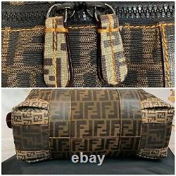 Fendi Zucca Spalmati B MIX Large Tote Authentic Mint Condition Amazing Pdsf$3995