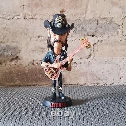 Figurine bobblehead Lemmy de Motorhead en édition limitée numérotée, état neuf et en parfait état.