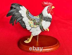 Figurine de coq de carrousel par Lenox. Édition limitée de 2011, en parfait état.