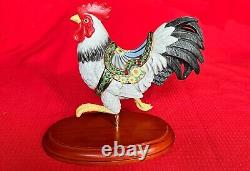 Figurine de coq de carrousel par Lenox. Édition limitée de 2011, en parfait état.