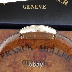 Franck Muller 18k Gold Master Banker Havana Montre Super Condition Un Seul Au Royaume-uni