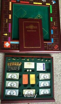 Franklin Mint Limited Edition Monopoly Set Très Bon État