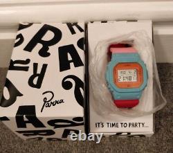 G Shock x Parra Montre pour homme édition limitée DW-5600PR-4 rare en excellent état