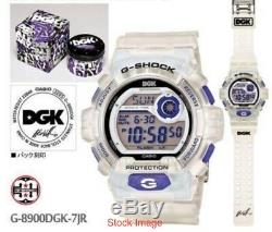 G-shock X Dgk G-8900dgk-7er Édition Rare Limited, Mint Condition, Boîte Et Étiquettes