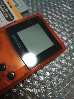 Gameboy Couleur Daiei Clear Orange Edition Limitée Complete Bonne Condition