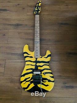 George Lynch Esp Ltd Gl-200mt Signature Guitar Yellow Tiger Mint Condition