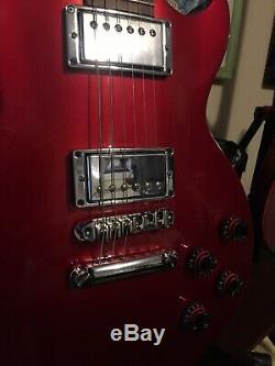 Gibson Limited Edition, Rare Les Paul Nitrous Vibrant Red Mint Condition Avec Hsc