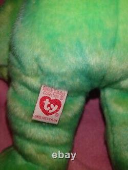 Gros coups Beanie Baby MINT CONDITION ÉDITION LIMITÉE GRAND OURS