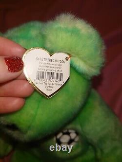 Gros coups Beanie Baby MINT CONDITION ÉDITION LIMITÉE GRAND OURS