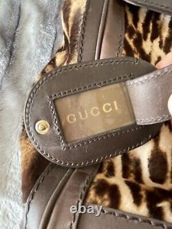Gucci Edition Limitée Grand Sac D'impression Leopard Bon État
