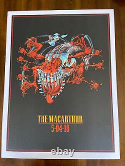 Guns N Roses Affiche Macarthur Rare Edition Limitée Nouvelle Condition
