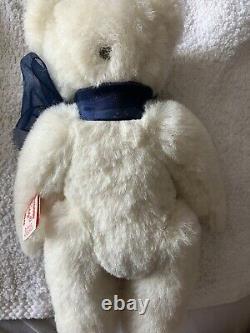 HERMANN original Teddy Édition Limitée 896/1000 en excellent état en mohair blanc