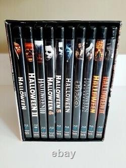 Halloween Complete Collection 15 Disque Blu Ray Set Avec 4ème Disque Fixe Grande Forme