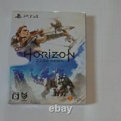Horizon Zero Dawn Edition Limitée Jeu Ps4 Livre D'art Boîte Spéciale Bon État