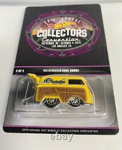 Hot Wheels Kool Kombi 2015 Convention de Los Angeles #01361/2000 État neuf Voir les photos