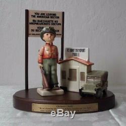 Hummel Goeble'checkpoint Charlie ' Figurine Limited Edition Impeccable