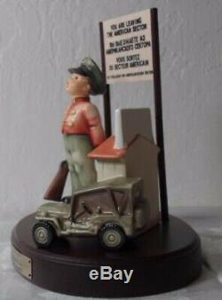 Hummel Goeble'checkpoint Charlie ' Figurine Limited Edition Impeccable