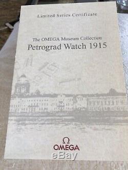 Impeccable Solid Gold Omega 5703.30.01 Museum Collection Petrograd