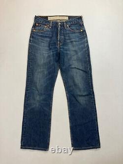 Jean LEVI'S 501 Édition Limitée W29 L30 Bleu en Excellent État pour Homme