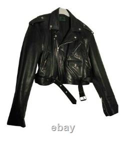 Jean Paul Gaultier Vintage Leather Perfecto Biker Jacket Amazing Condition L