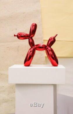 Jeff Koons (after) Balloon Dog Red Edition Limitée Mint Condition + Coa
