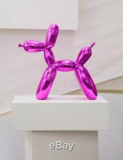 Jeff Koons (après) Balloon Dog Rose Limited Edition Coa / Mint Condition /