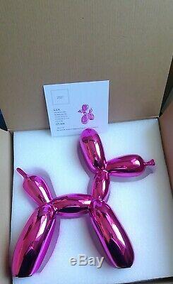 Jeff Koons (après) Balloon Dog Rose Limited Edition Coa / Mint Condition /