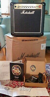 Jvm1c Marshall Boxed Mint Condition 1w Rare Limited Edition 50e Anniversaire Au Royaume-uni