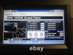 KORG Krome État neuf ÉDITION LIMITÉE PLATINE Clavier Workstation + EXTRAS