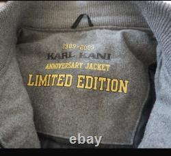 Karl Kani 1989 Veste à manches en cuir édition limitée. Taille XL en excellent état