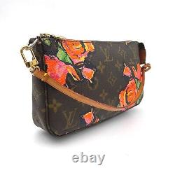 LV - Édition Limitée - Pochette Accessoires Stephen Sprouse Roses Bon état