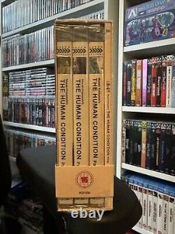 La trilogie de la condition humaine édition limitée Blu-ray + Livre de Arrow Academy.