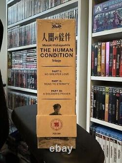 La trilogie de la condition humaine édition limitée Blu-ray + Livre de Arrow Academy.