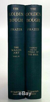 Le Golden Bough Par James Frazer, Original 1955 13 Volume Set, Grande Condition